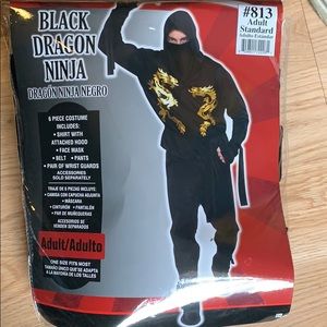 Black Dragon Ninja Costume